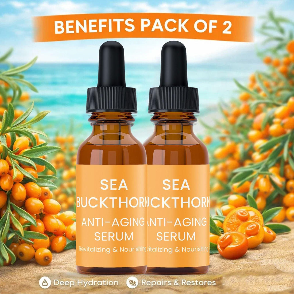 Sea Buckthorn Anti-aging Serum ? Revitalizing & Nourishing Skin 50ml Each (Pack of 2)