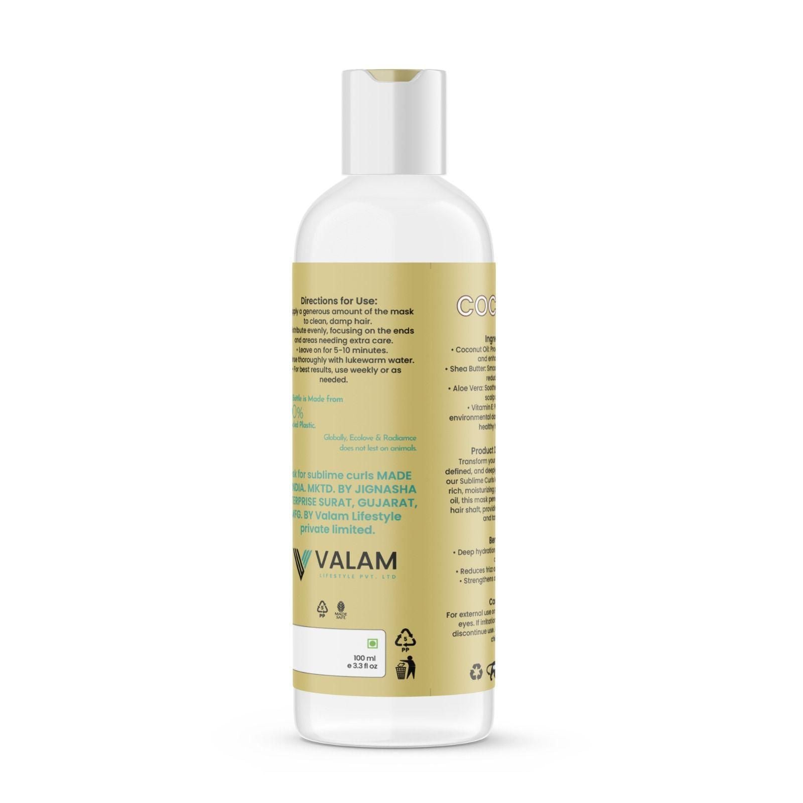 Coccola Mask for Sublime Curls 100 ml Pack of 1